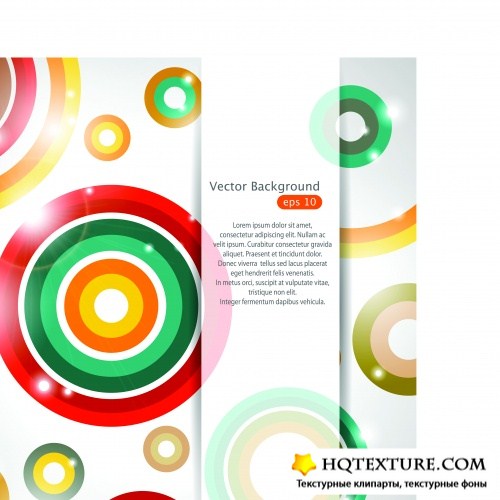      | Template banner lines and circle vector