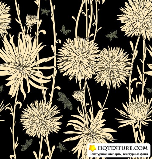 Цветочный паттерн 12 | Floral pattern 12 