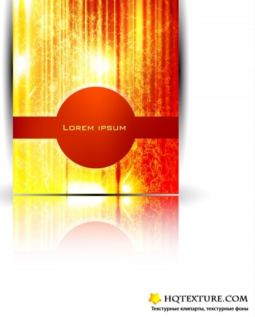 Abstract sunny design for brochure