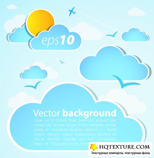 Weather Backgrounds Vector