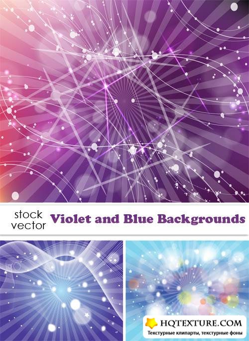   - Violet and Blue Backgrounds