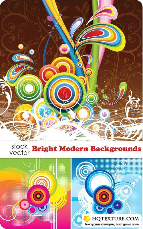 Векторный клипарт - Bright Modern Backgrounds