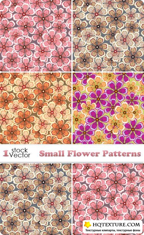 Small Flower Patterns Vector 