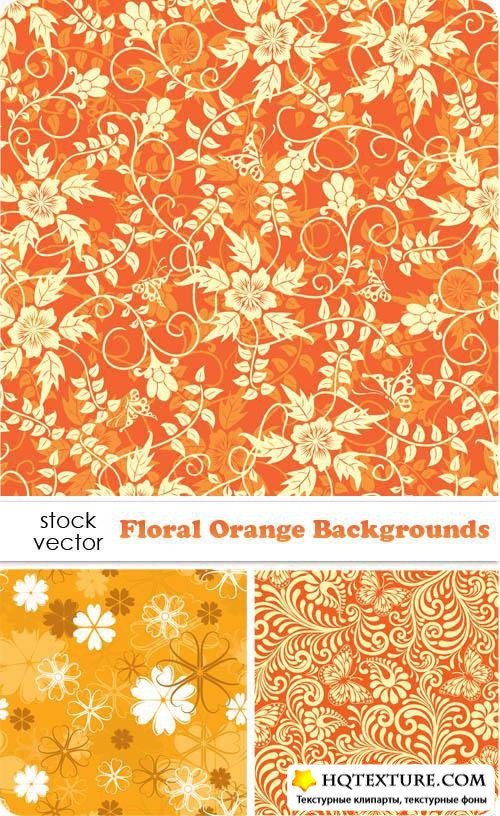   - Floral Orange Backgrounds