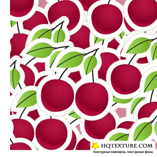Fruit and vegetables seamless pattern