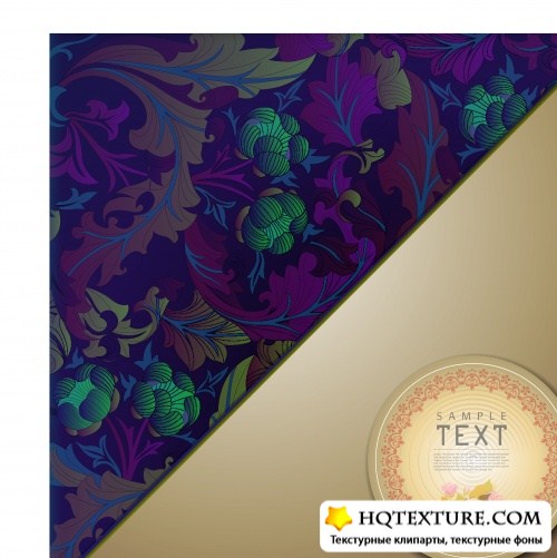    | Floral tender cover design Stock vector 