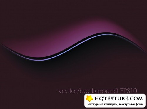 Simple Waves Backgrounds Vector  