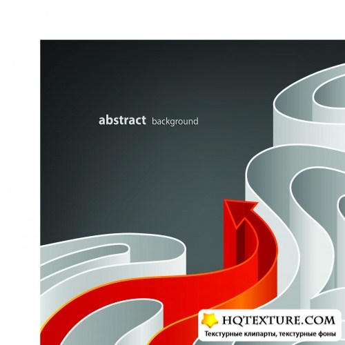     | Curved paper abstract vector background 