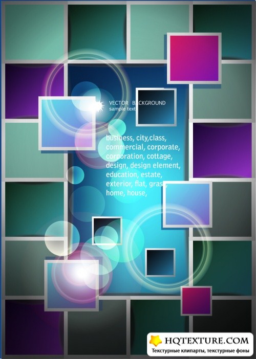 Cubes Abstract Backgrounds Vector 