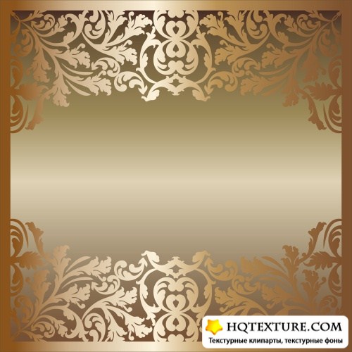 Stock: Background with floral decoration