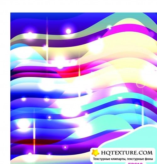     3 | Bright colored wave vector background 3
