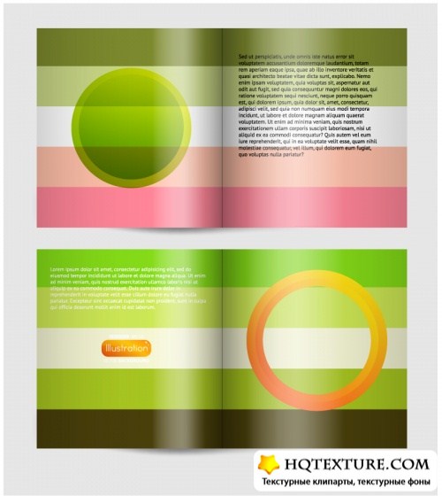 Design template of magazine