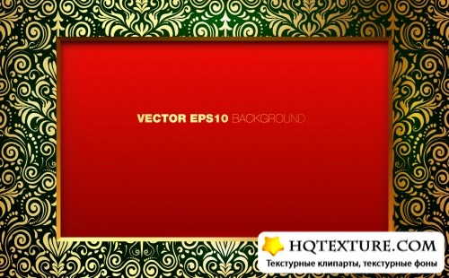 Holiday Floral Backgrounds Vector