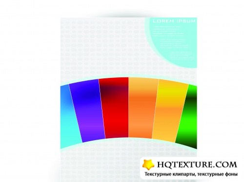 Брошюры абстракция вектор | Brochure color abstract vector