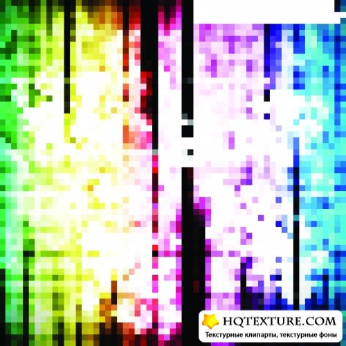      2 | Abstract rainbow background vector set 2