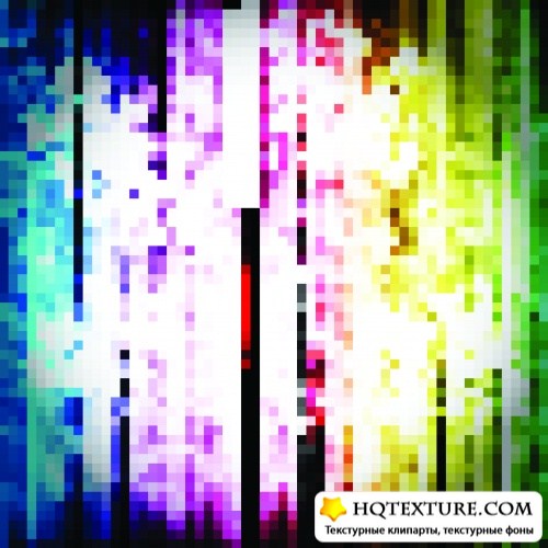      2 | Abstract rainbow background vector set 2