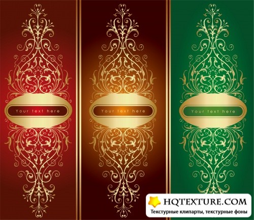      | Backgrounds with GOLD - Stock Vectors