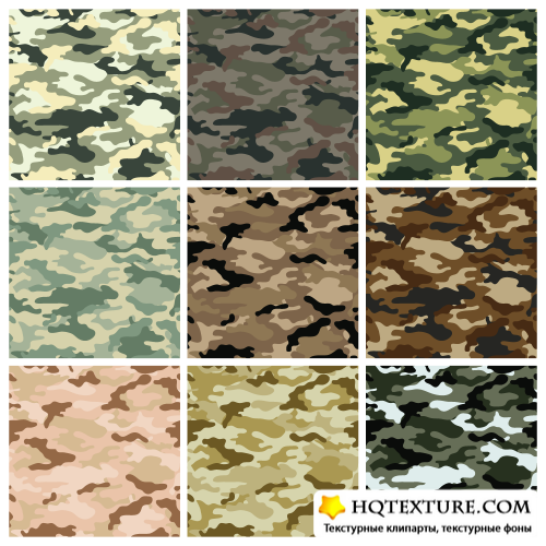 Векторные камуфляжные фоны | Vector backgrounds camouflage