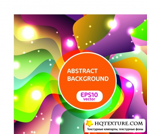 Abstract Backgrounds with Cubes Vector 2