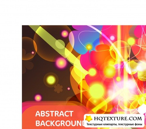 Abstract Backgrounds with Cubes Vector 2