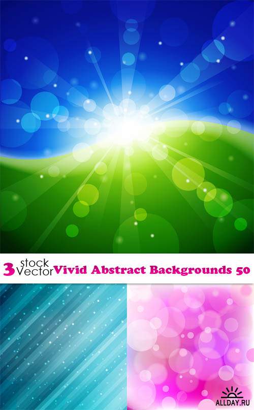 Vectors - Vivid Abstract Backgrounds 50