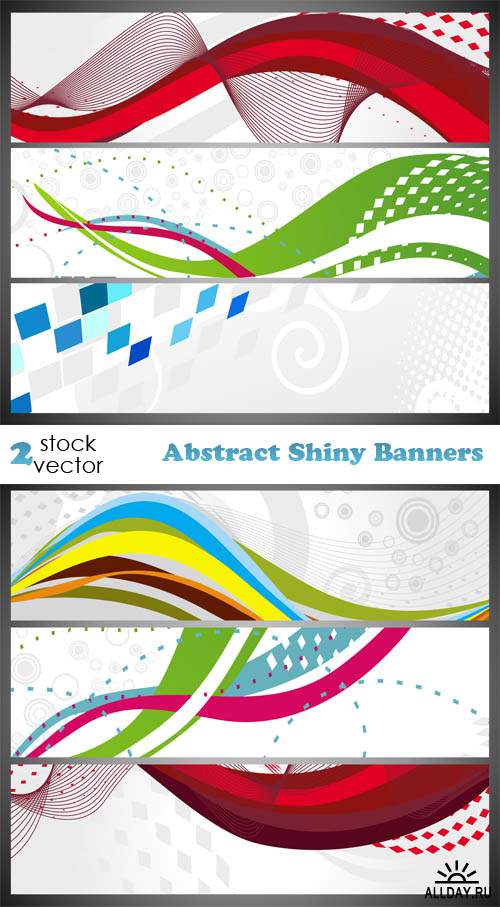   - Abstract Shiny Banners