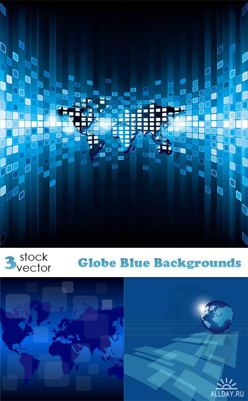   - Globe Blue Backgrounds