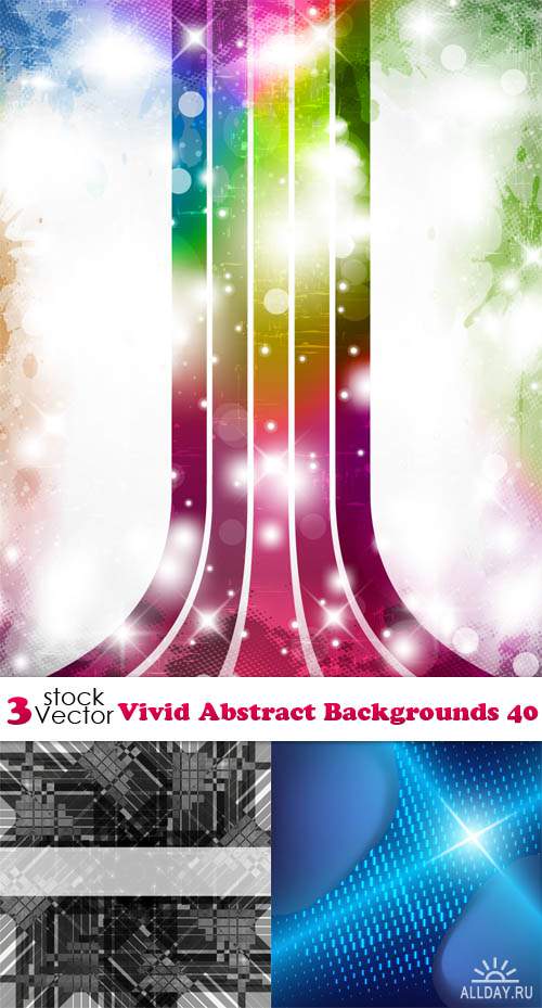 Vectors - Vivid Abstract Backgrounds 40