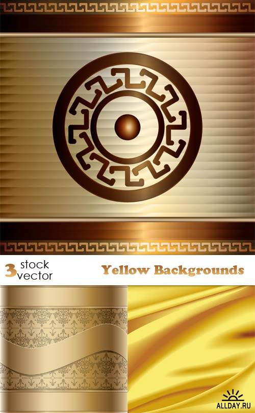 Векторный клипарт - Yellow Backgrounds