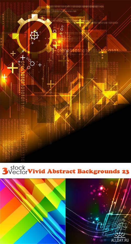 Vectors - Vivid Abstract Backgrounds 23
