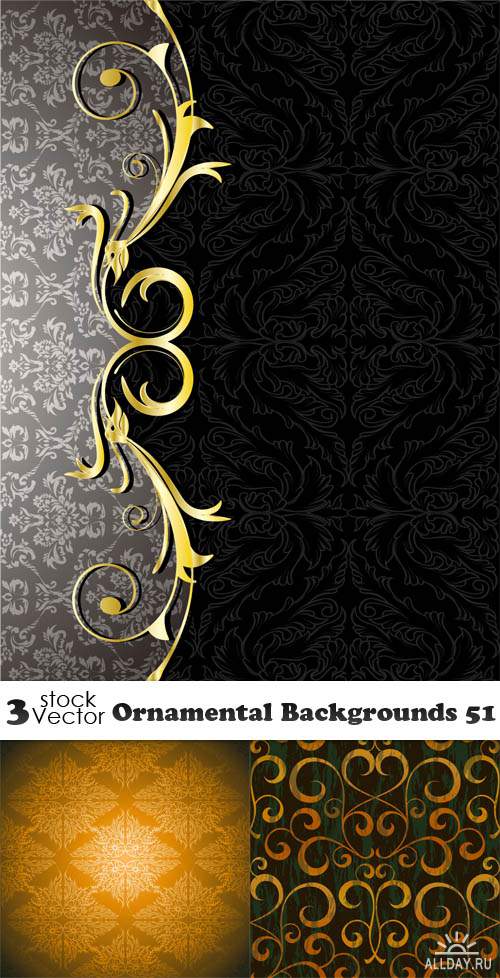 Vectors - Ornamental Backgrounds 51