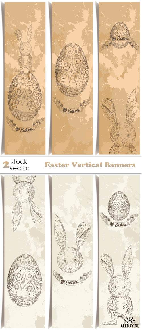   - Easter Vertical Banners