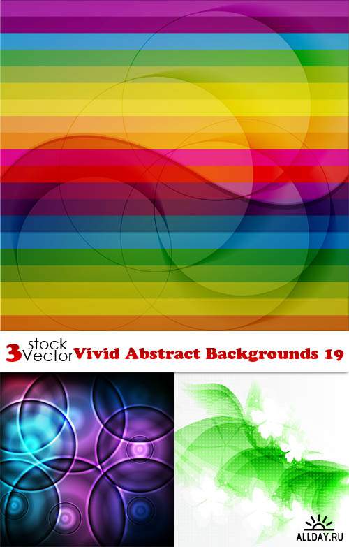 Vectors - Vivid Abstract Backgrounds 19