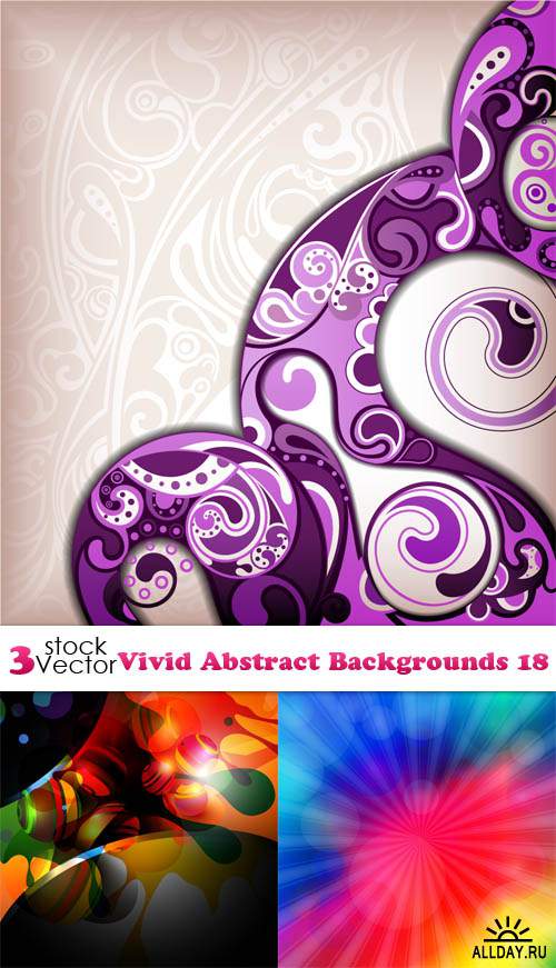 Vectors - Vivid Abstract Backgrounds 18