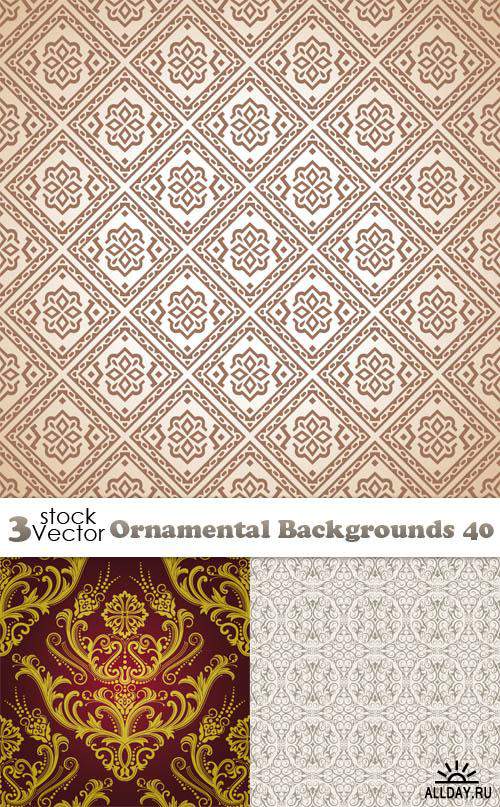 Vectors - Ornamental Backgrounds 40