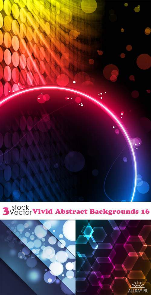 Vectors - Vivid Abstract Backgrounds 16