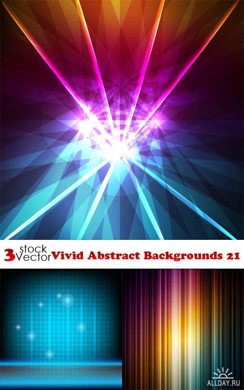 Vectors - Vivid Abstract Backgrounds 21