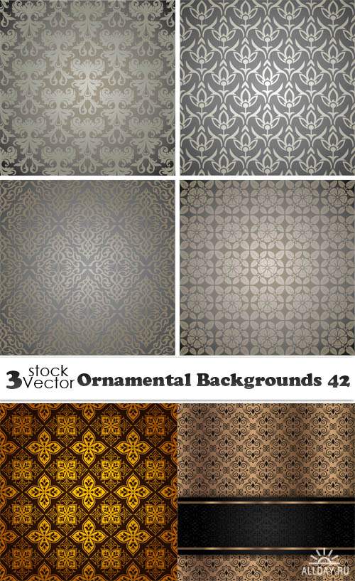 Vectors - Ornamental Backgrounds 42