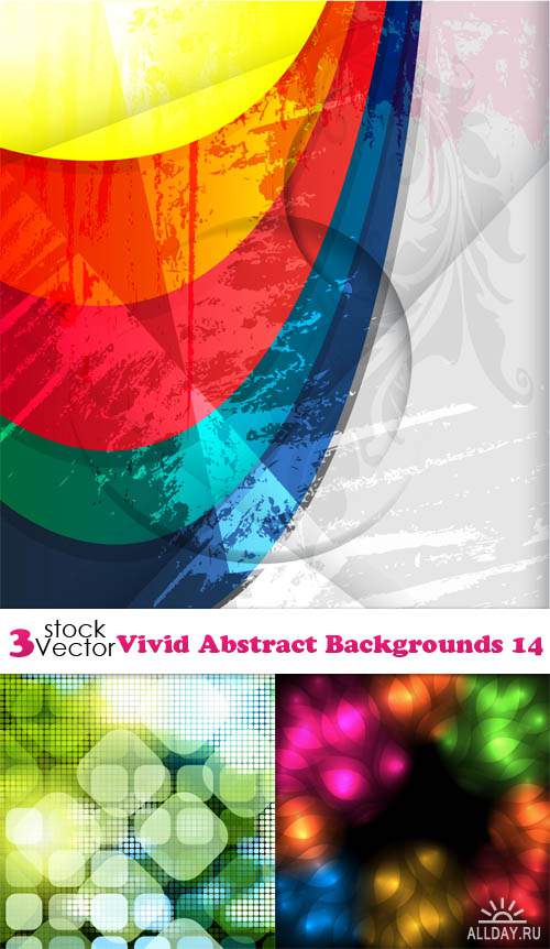 Vectors - Vivid Abstract Backgrounds 14