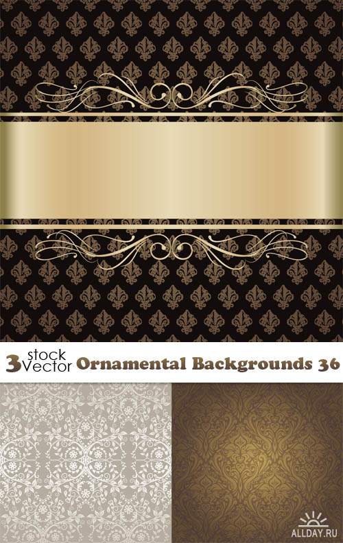 Vectors - Ornamental Backgrounds 36