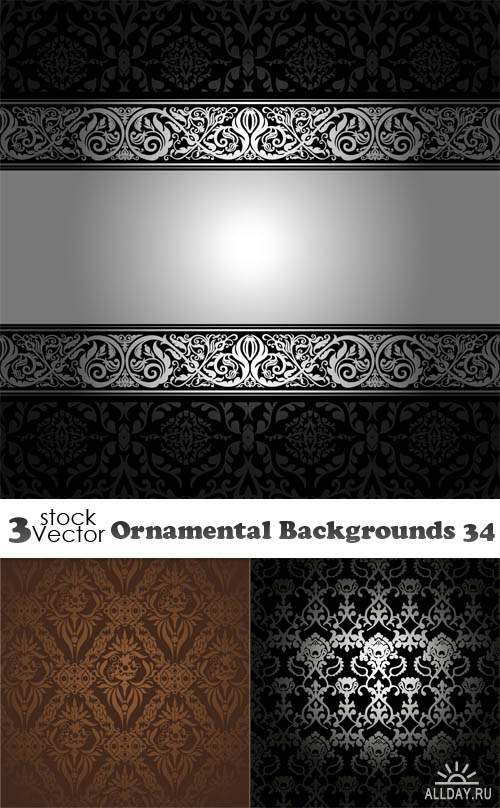 Vectors - Ornamental Backgrounds 34