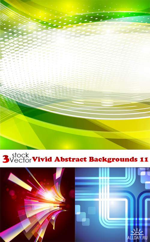 Vectors - Vivid Abstract Backgrounds 11