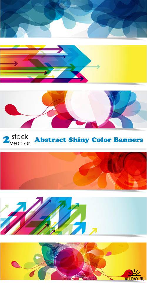   - Abstract Shiny Color Banners