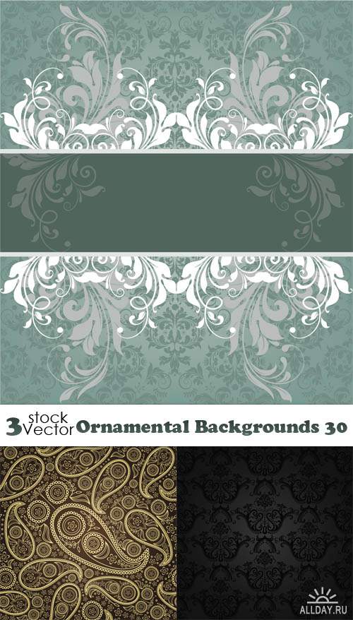 Vectors - Ornamental Backgrounds 30