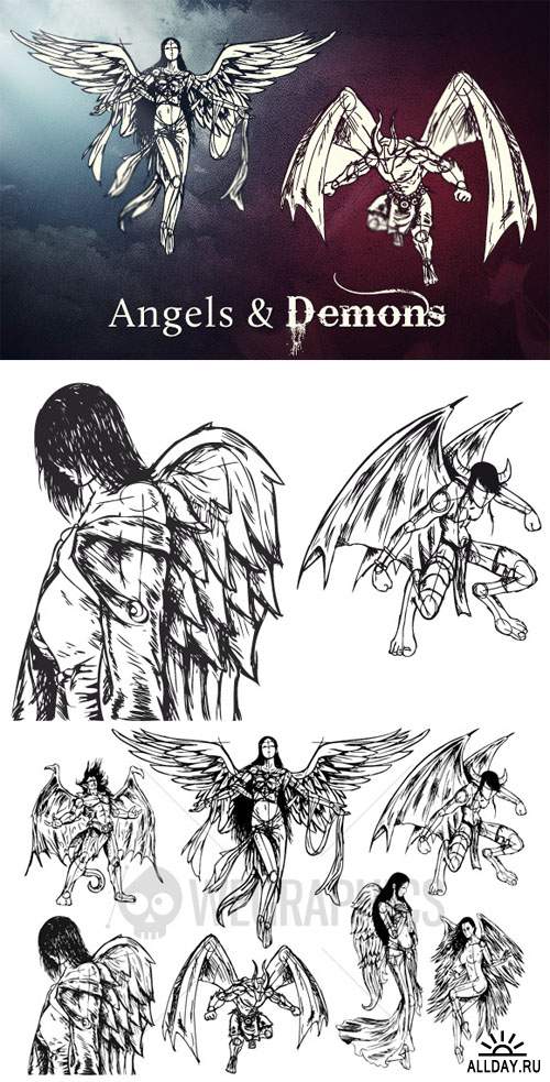 WeGraphics - Angels and Demons