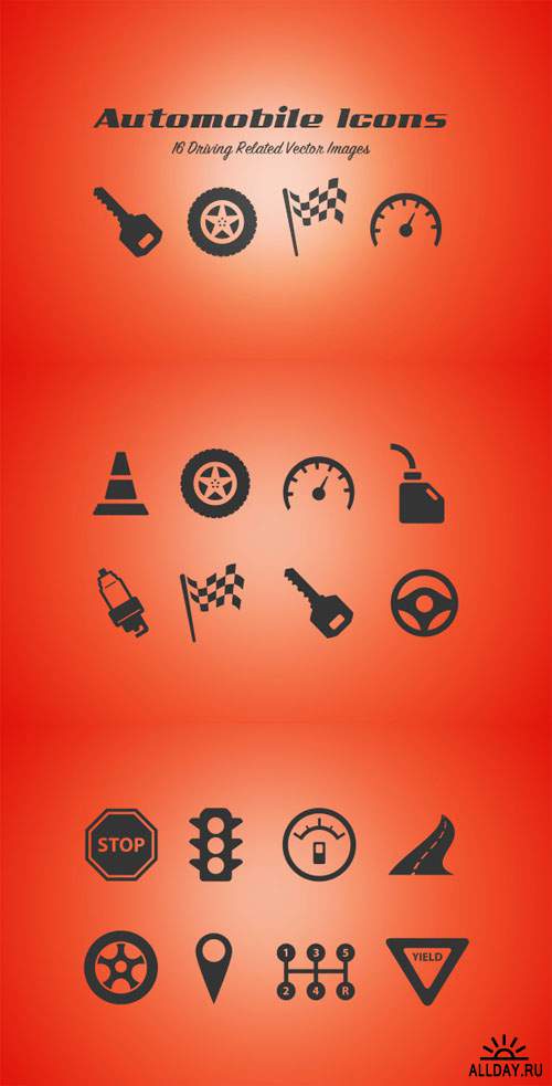 WeGraphics - Automobile Icon Set
