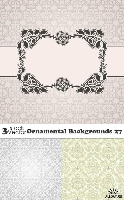 Vectors - Ornamental Backgrounds 27