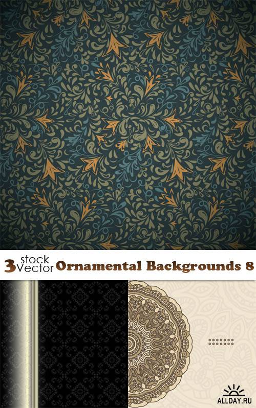 Vectors - Ornamental Backgrounds 8