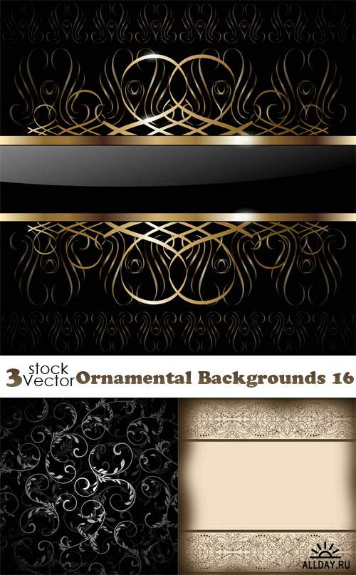 Vectors - Ornamental Backgrounds 17