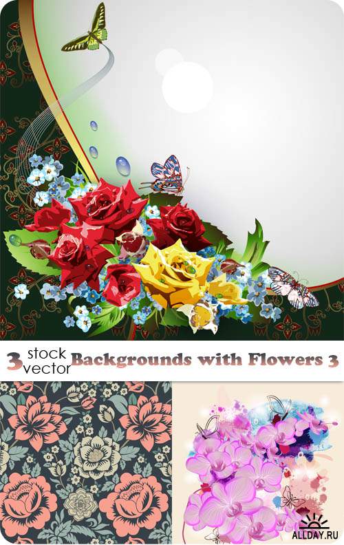   - Backgrounds with Flowers 3